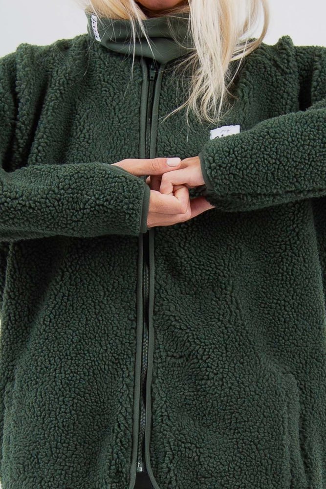 Eivy Redwood Sherpa Jacket Forest Green 