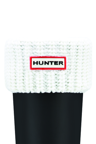 Hunter Half Cardigan Sock White