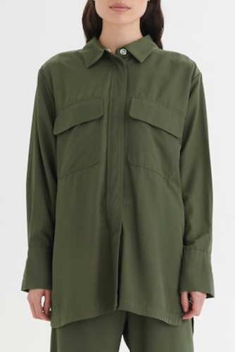 InWear Kellieiw Shirt Jacket Beetle Green